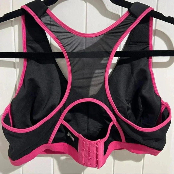 Marika Miracles Bra Womens Racerback Sports Wire Free Plus Black Size 20 - Picture 6 of 12